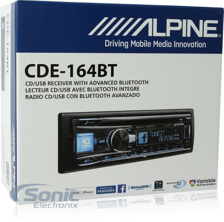 Alpine CDE-164BT + SiriusXM Tuner Image 13