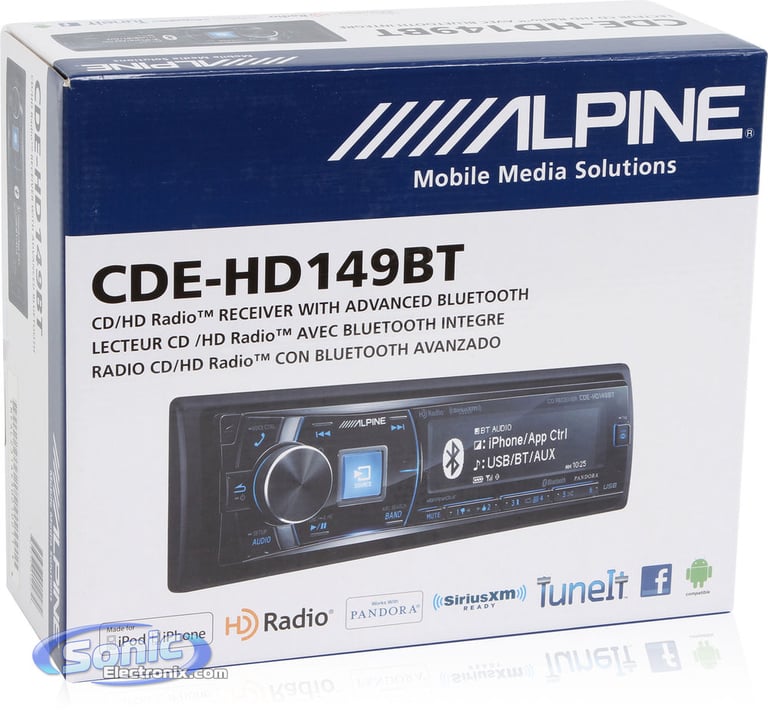 Alpine CDE-HD149BT + SiriusXM Tuner Image 15