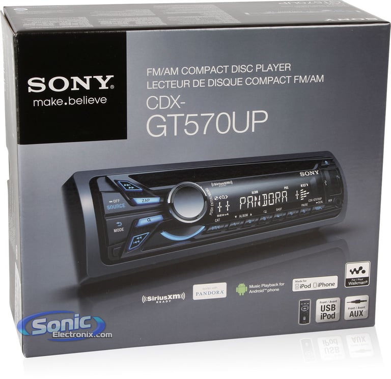 Sony CDX-GT570UP + SiriusXM Tuner + $70 Mail In Rebate and 3 Months Free Service* Image 16