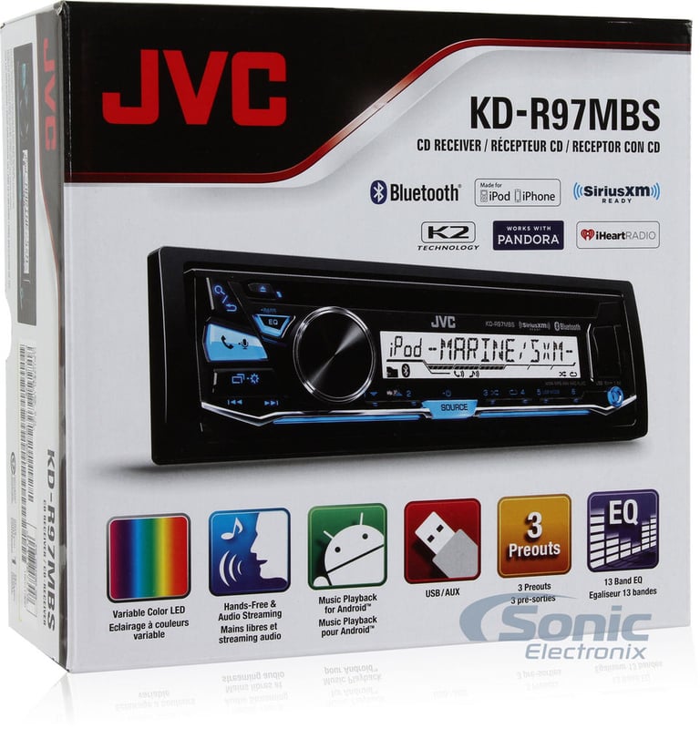 JVC KD-R97MBS + SiriusXM Tuner Image 10