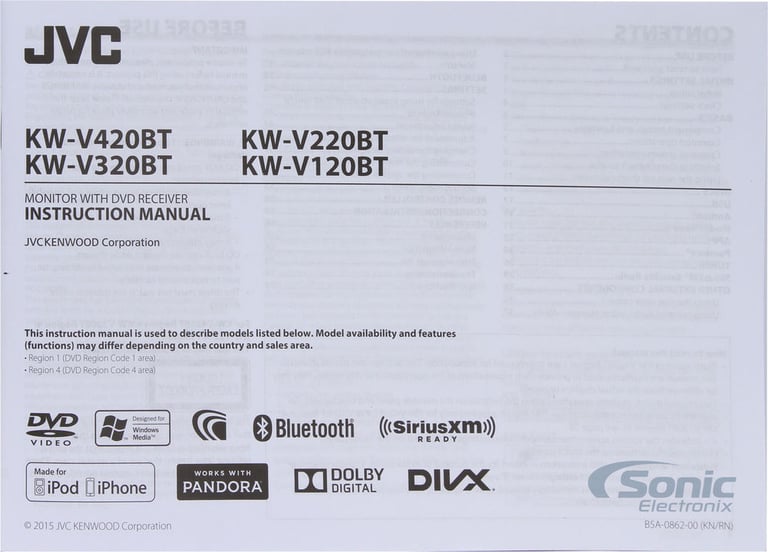 JVC KW-V320BT + SiriusXM Tuner + $70 Visa Card & 3 Months Free Service* Image 7
