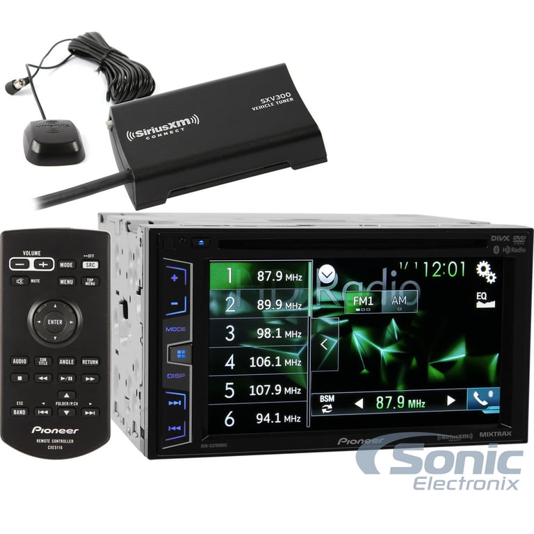 Pioneer AVH-X3700BHS + SiriusXM SXV300v1 + $70 Visa Card & 3 Months Free Service* Image 1