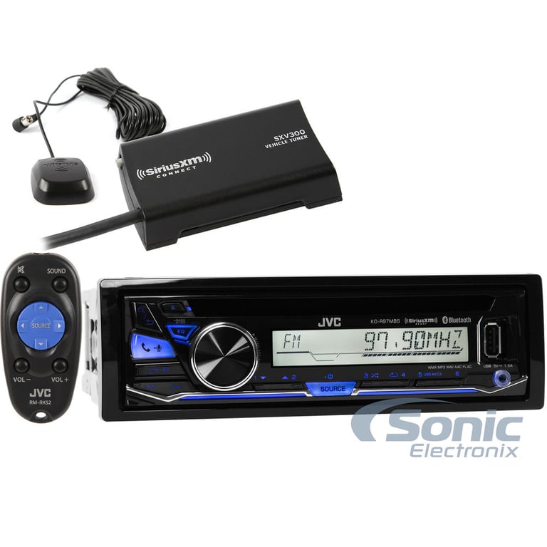 JVC KD-R97MBS + SiriusXM Tuner Image 1