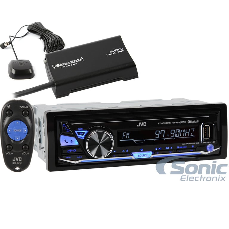 JVC KD-X330BTS + SiriusXM Tuner + $70 Mail In Rebate and 3 Months Free Service* Image 1