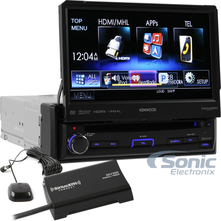 Kenwood KVT-7012BT + SiriusXM Tuner + $70 Visa Card & 3 Months Free Service* Image 1