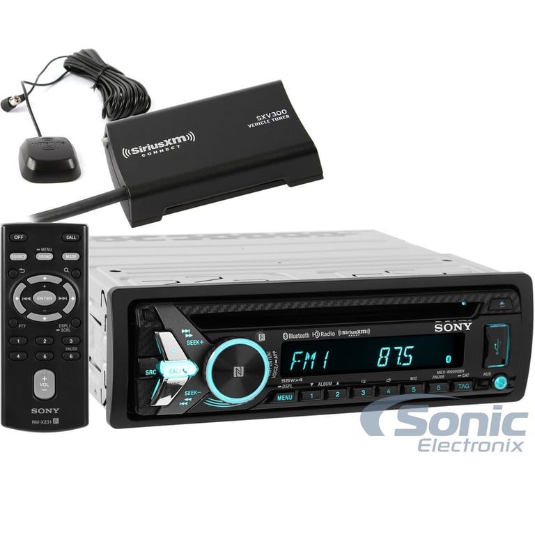 Sony MEX-N6000BH + SiriusXM Tuner + $70 Visa Card & 3 Months Free Service* Image 1