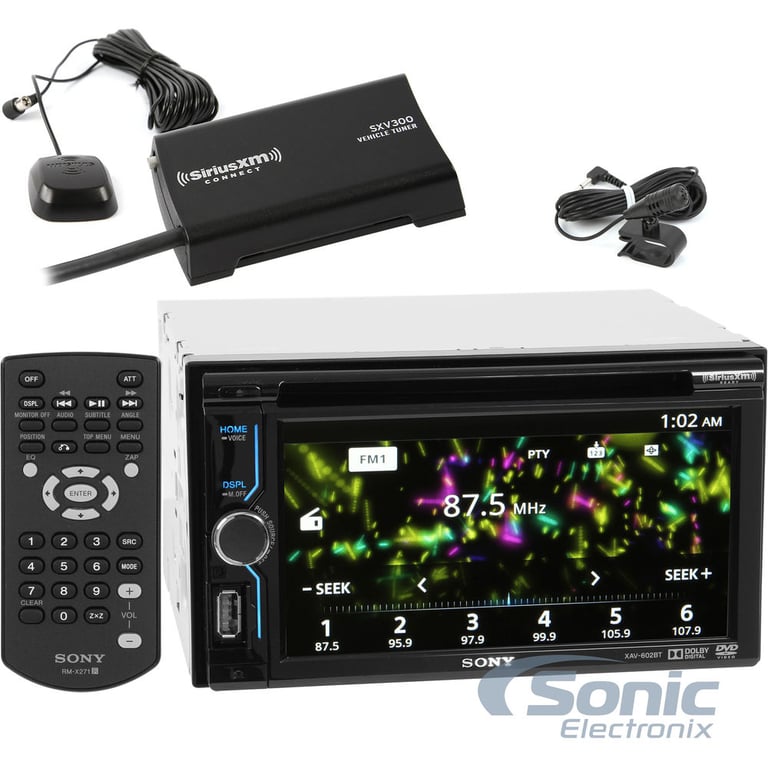 Sony XAV-602BT + SiriusXM Tuner + $70 Visa Card & 3 Months Free Service* Image 1