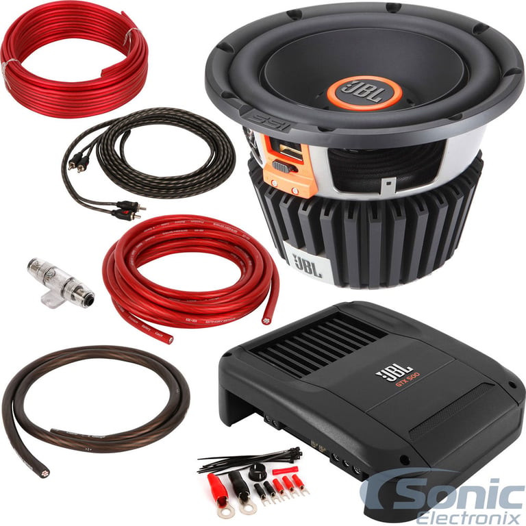 JBL Series III 450 Watt RMS 10" Bass Package (S31024 + GTX500) Image 1