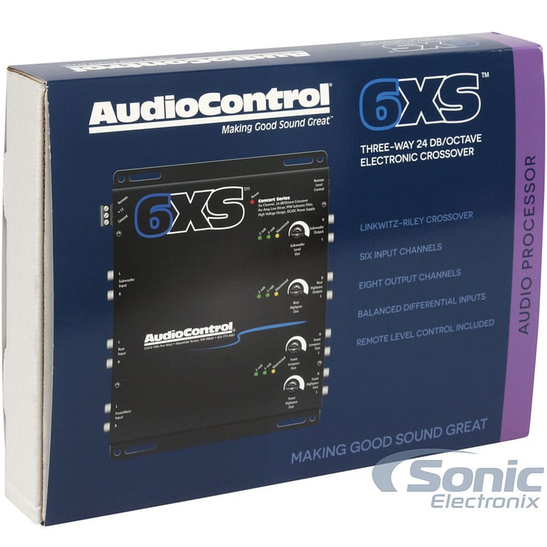 AudioControl 6XS Crossover - Black (Open Box) Image 6