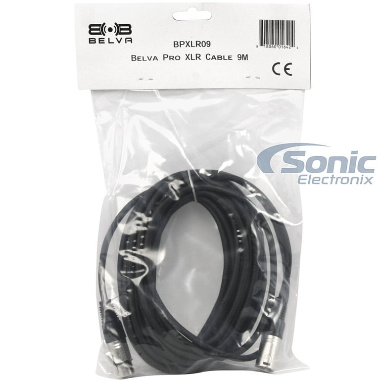 Premium Balanced Universal 30 ft (9 Meter) XLR Pro Audio Cable for DJ Speakers - Belva BPXLR09 Image 3