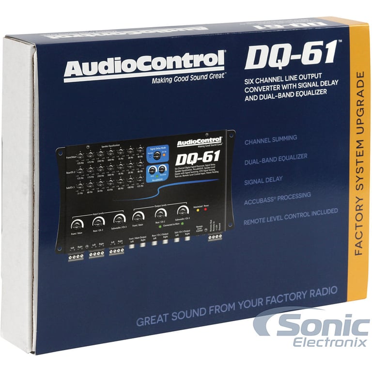 AudioControl DQ-61 - Black (Open Box) Image 4