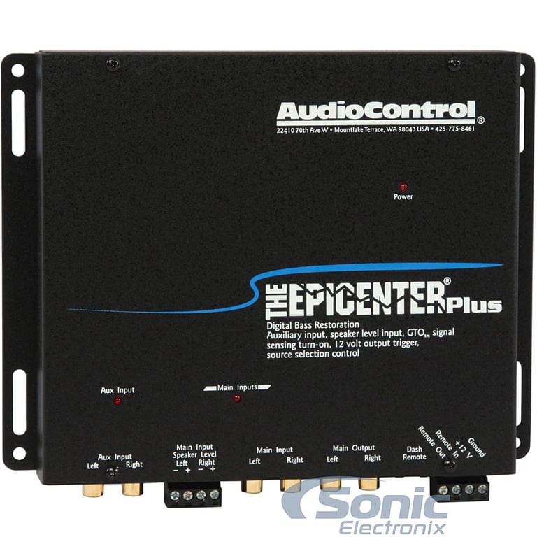 AudioControl The Epicenter Plus - Black Image 1