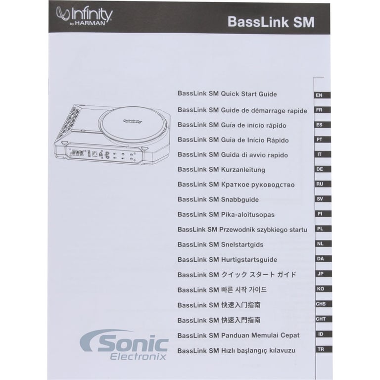 Infinity BassLink SM + Premium 8 Gauge Installation Kit Image 6