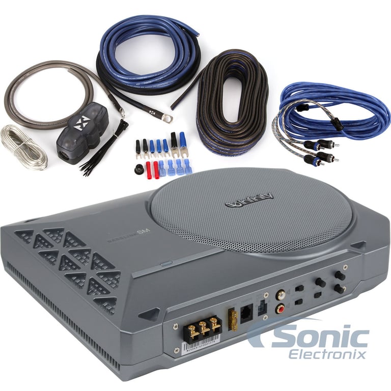 Infinity BassLink SM + Premium 8 Gauge Installation Kit Image 1