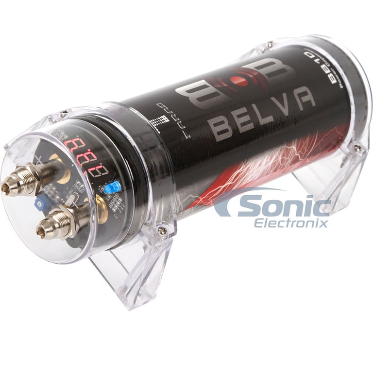 Boss R1100M Amplifier w/Belva 1.0 Farad Capacitor + Belva Amp Kit Image 7