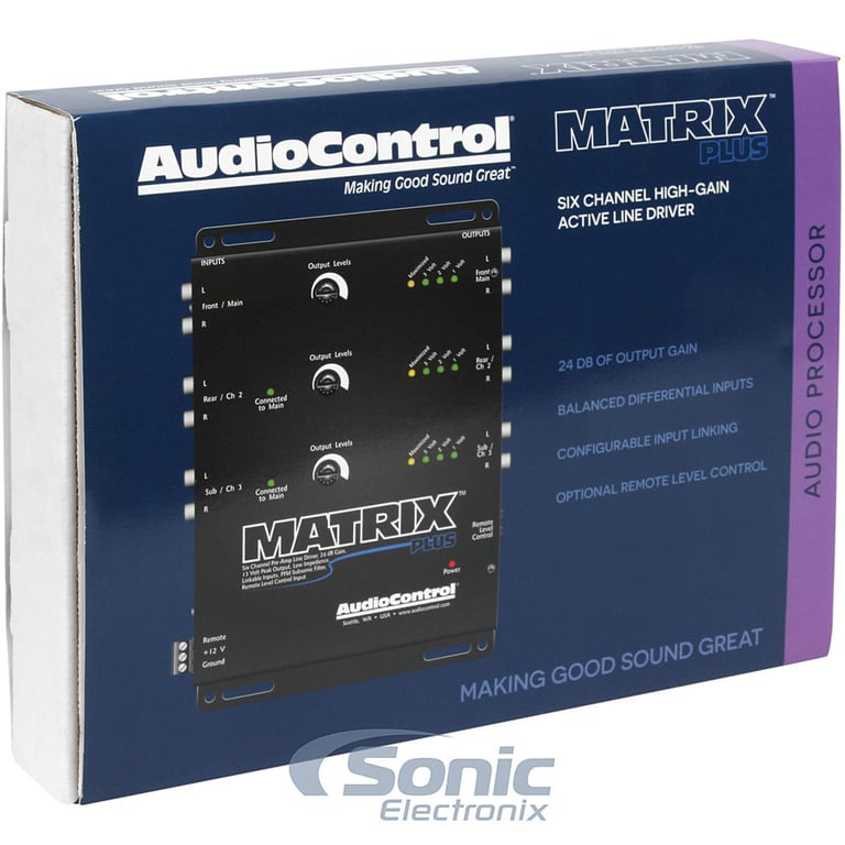 AudioControl MATRIX PLUS - Black (Open Box) Image 5