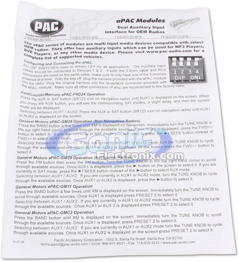 PAC aPAC-HY2 Image 11