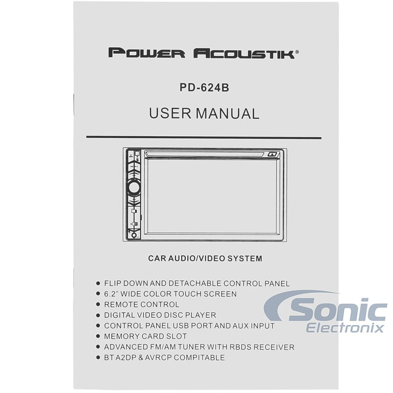 Power Acoustik PD-624B Image 4