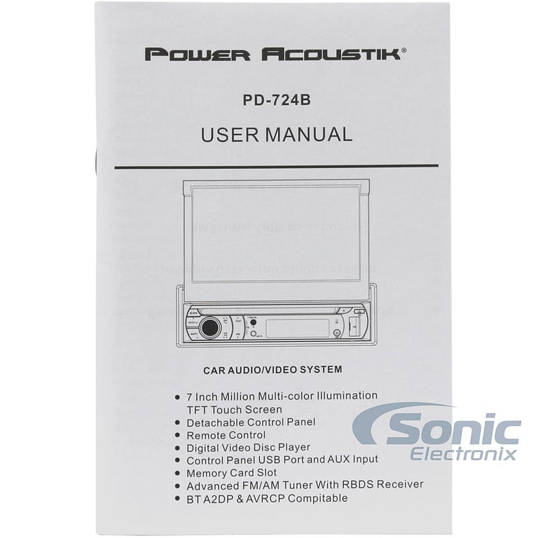 Power Acoustik PD-724B Image 15