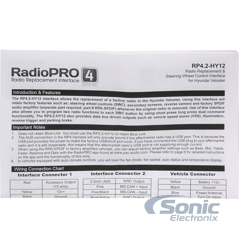 PAC RP4.2-HY12 Image 4