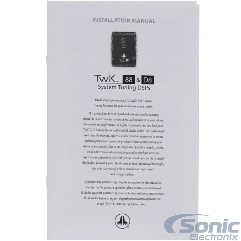 JL Audio TWK-88 (Open Box, Complete) Image 5