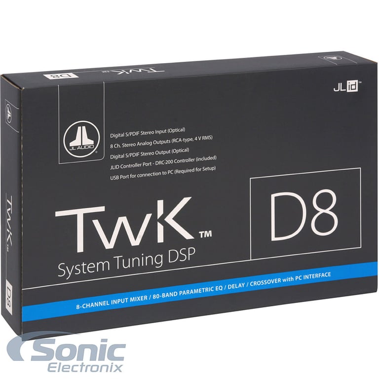 JL Audio TwK-D8 Digital Sound Processor Image 6