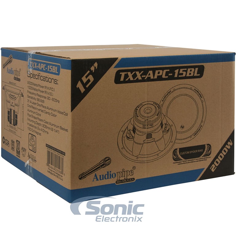 Audiopipe TXX-APC-15BL Image 11
