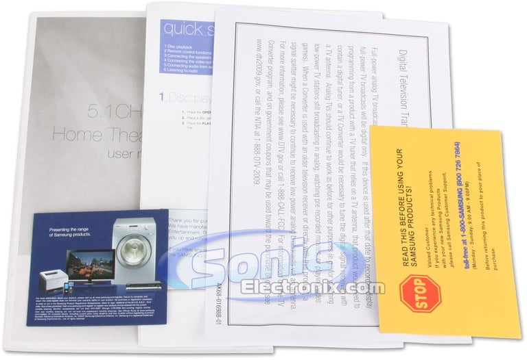 Samsung HTBD1250 (HT-BD1250) Image 17
