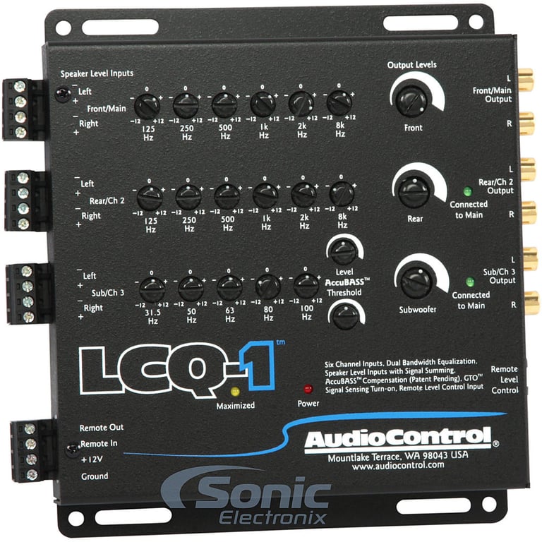 AudioControl LCQ-1 (Black) Image 1