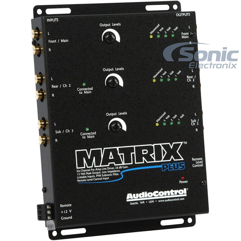 AudioControl MATRIX PLUS - Black (Open Box) Image 1
