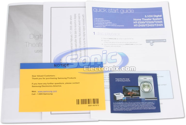 Samsung HT-Z320 Image 20
