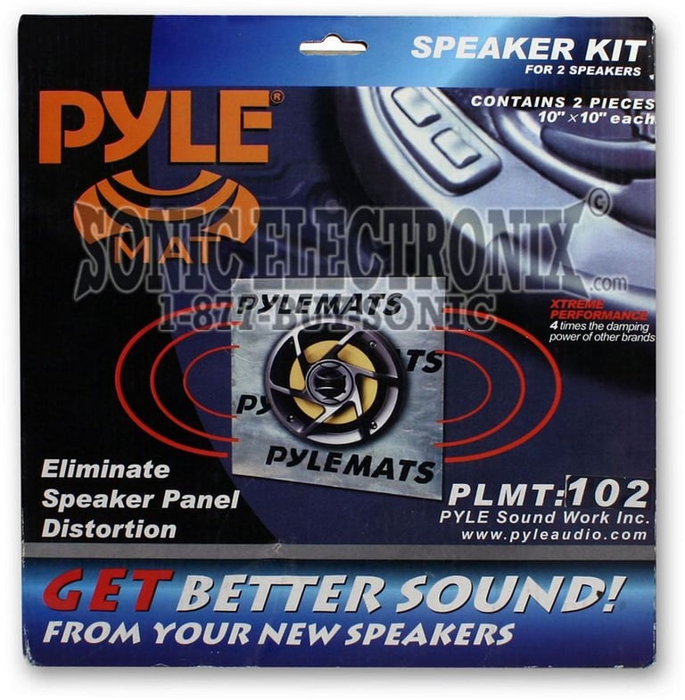 Pyle Mat PLMT102 Speaker Panel Mat Kit Image 1