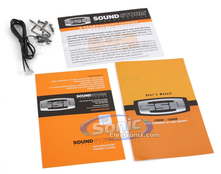 Sound Storm (SSL) F2600D R/B Image 6