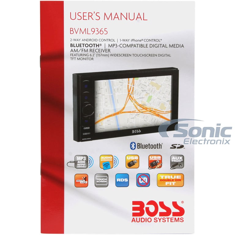 Boss BVML9365 In-Dash Digital Media Car Stereo Receiver Image 4