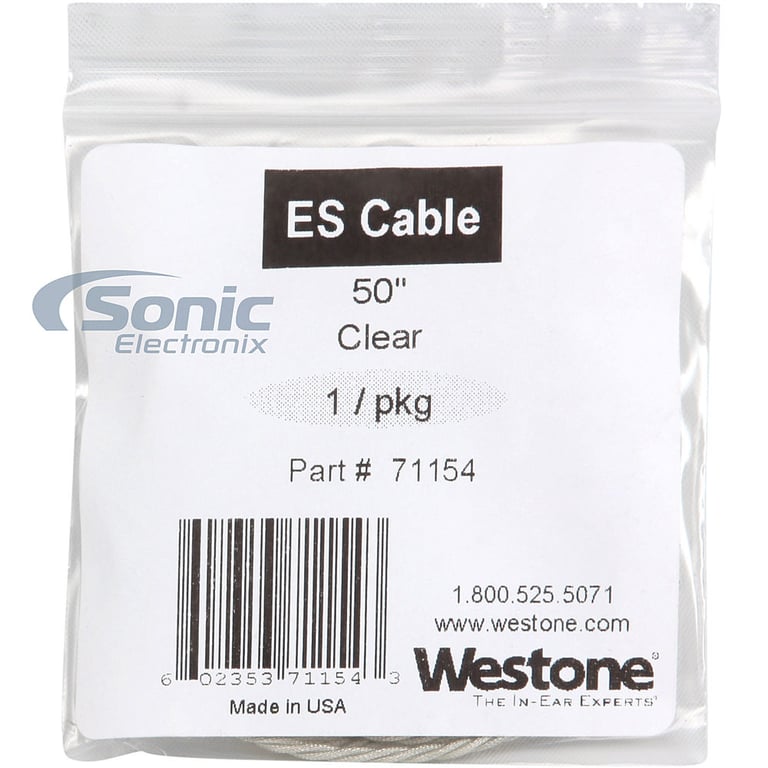 Westone EPIC Cable Clear 50" Image 4