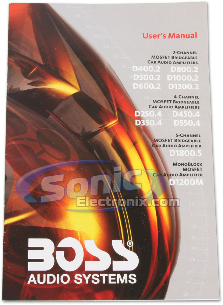 Boss D350.4 R/B Image 6