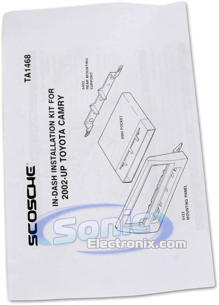 Scosche TA1468B / TA1468 Dash Kit Image 2