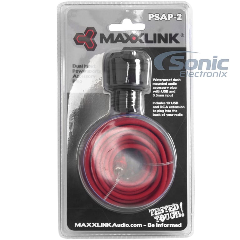 MAXXLINK by MB Quart PSAP-2 Dual Input Auxiliary Plug Image 5