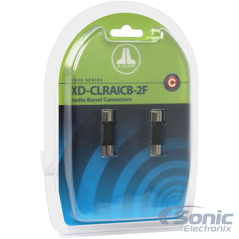 JL Audio XD-CLRAICB-2F RCA Barrel Connector Image 2