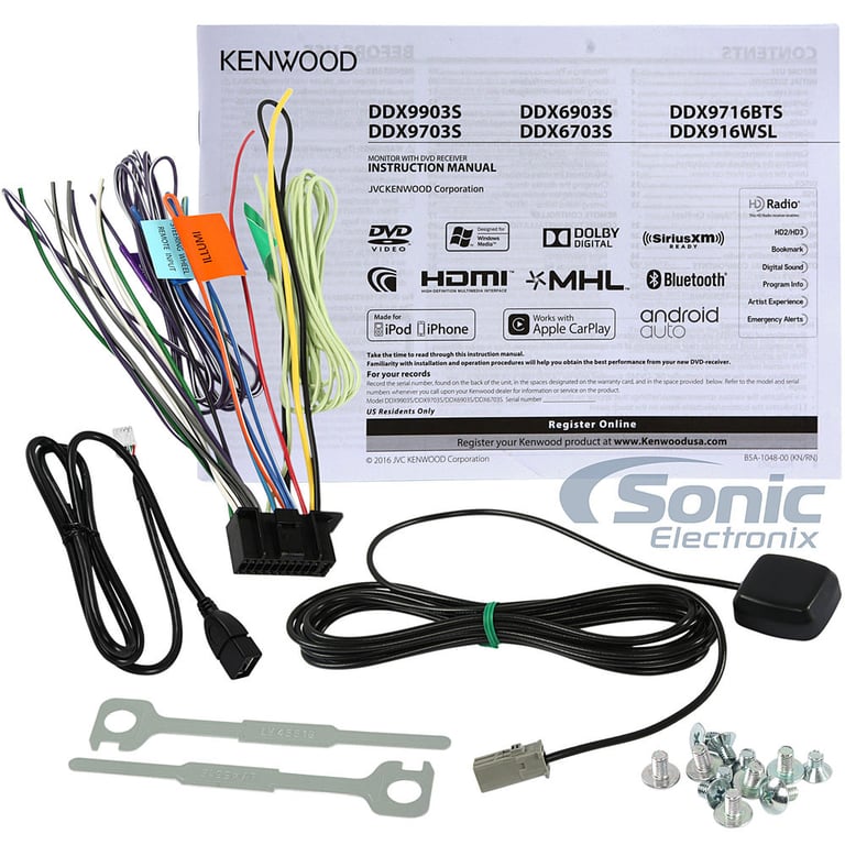 Kenwood DDX9703S CarPlay / Android Auto Stereo Image 5