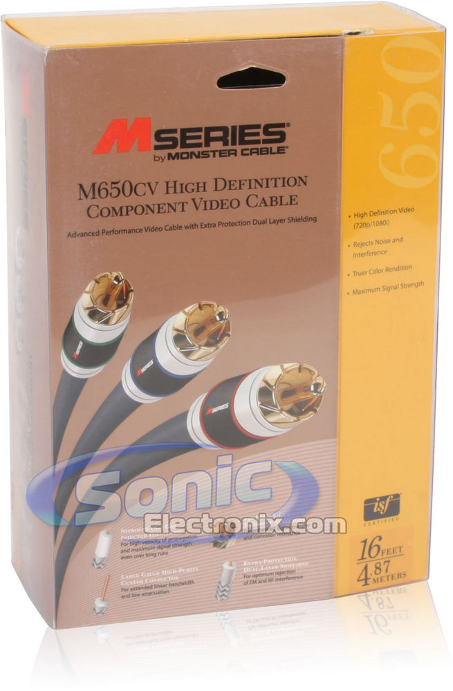 Monster Cable HD Component Video Cable (M650 CV-16) Image 3