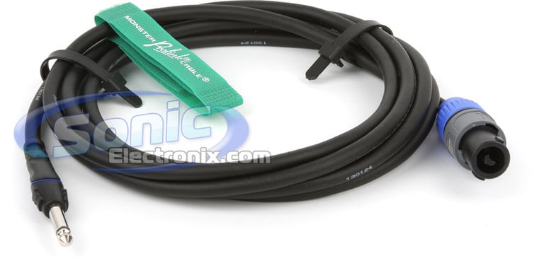Monster Cable Speak-On to Straight 1/4" Plugs (S100-S-10MSP) Image 1