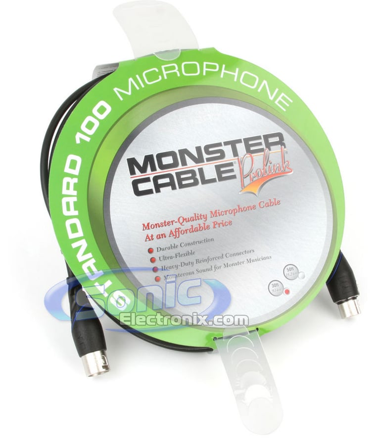 Monster Cable Standard 100 Microphone Cable (S100-M-30) Image 4
