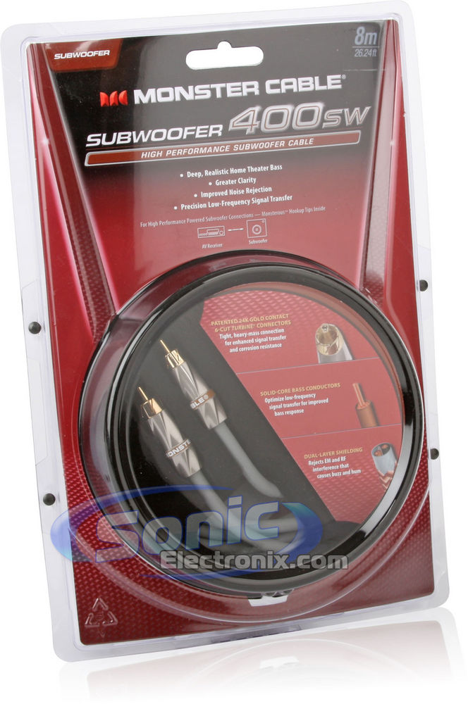 Monster Cable Subwoofer Cable (MC 400SW-8M) Image 3