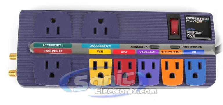 Monster Cable PowerProtect Surge Protector (MP AV 800) Image 2