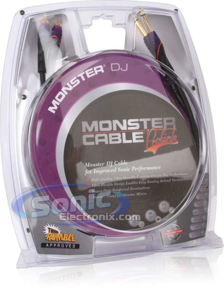 Monster Cable Audio Interconnect DJ Cable (M DJ-CR-2M) Image 4