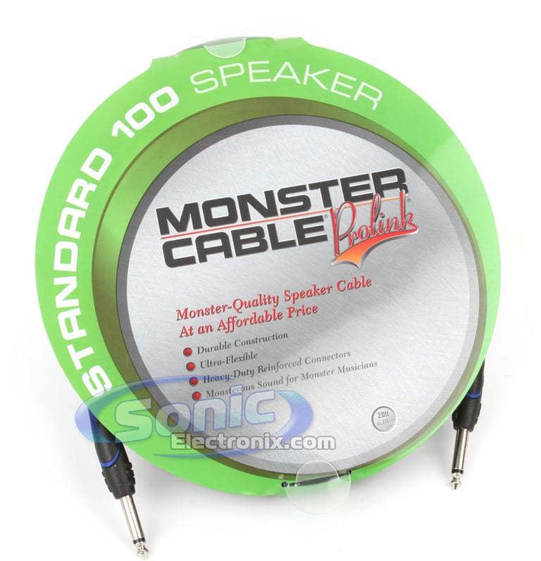 Monster Cable Two Conductor Speaker Cable (S100-S-20) Image 3