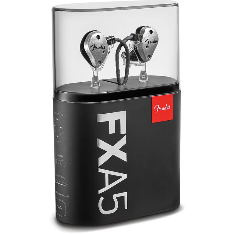 Fender FXA5 PRO IEM - Silver (fxa5proiem-silver) Image 7