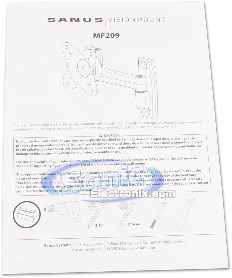 Sanus Systems MF209-S1 (Silver) Image 5