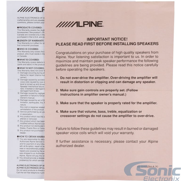 Alpine SPS-510 Open Box Complete Image 8